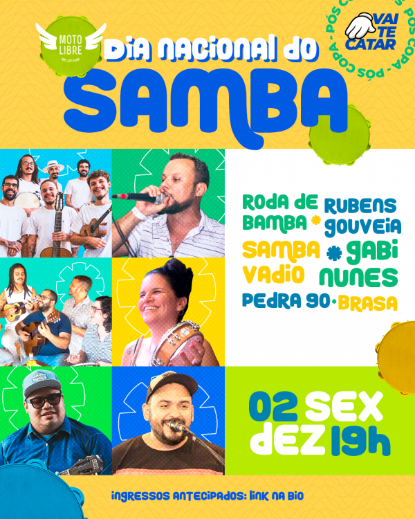 Dia Nacional Do Samba Visite Fortaleza 